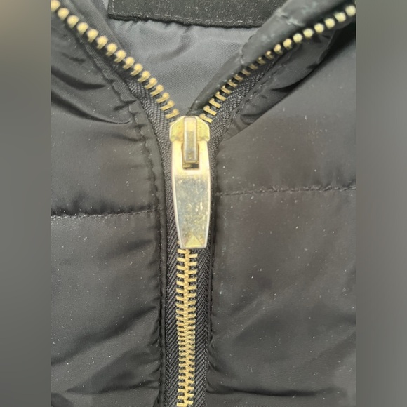 #2 Brave Soul black mid-length winter jacket with belt - Picture 6 of 9